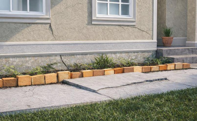 трещины в отмостке